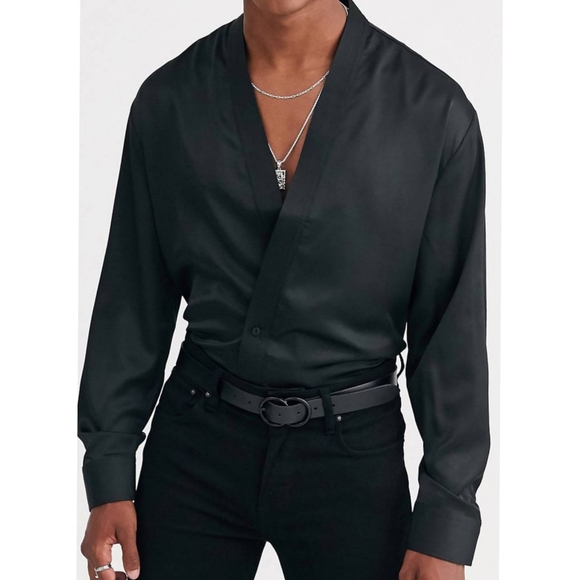 Heart & Dagger Kimono Shirt Button Up Longsleeve